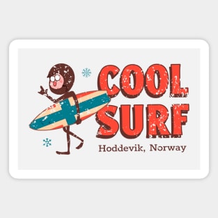 Cool surf in Norway Magnet